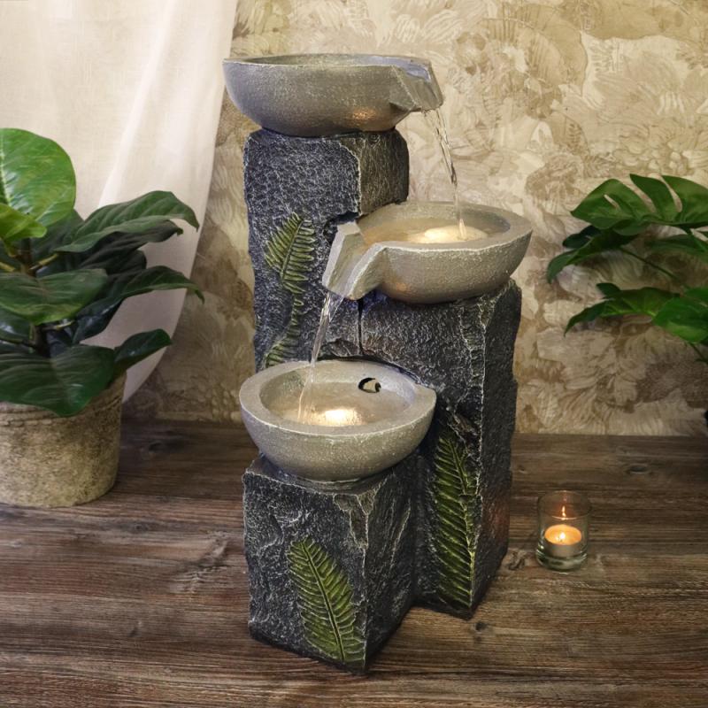 Fontän Modern Urnor LED Belysning