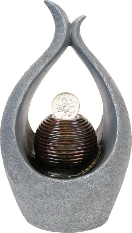 Fontän Abstrakt Glaskula LED Belysning