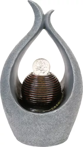 Fontän Abstrakt Glaskula LED Belysning