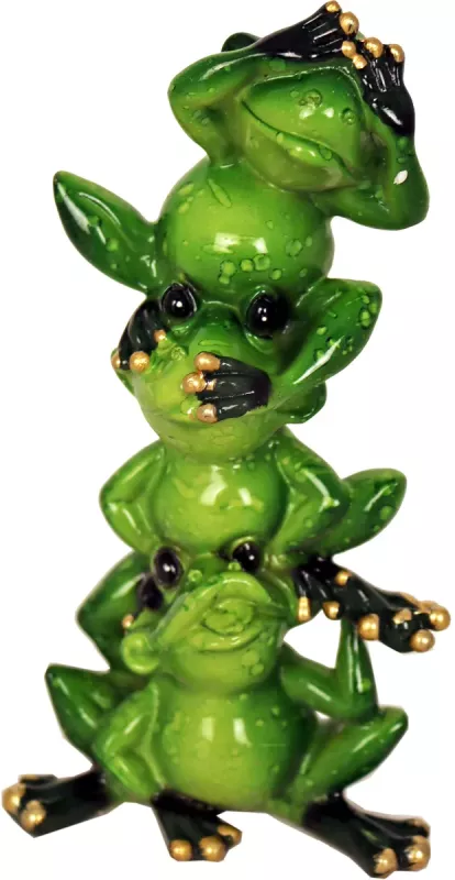 Frosk Ser Ikke Høre Ikke Taler Ikke