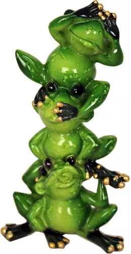 Groda Ser Inte Hör Inte Talar Inte