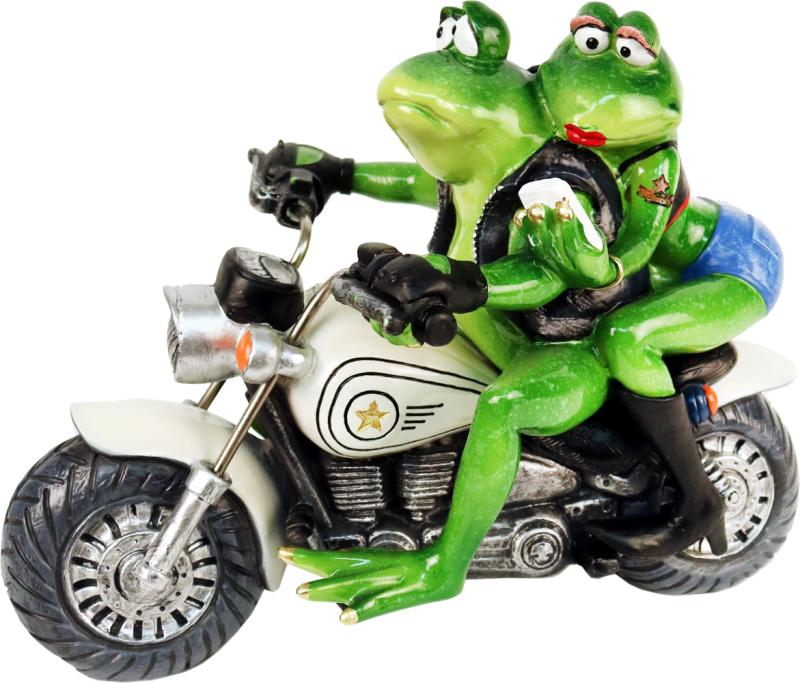 Grodor på Motorcykel