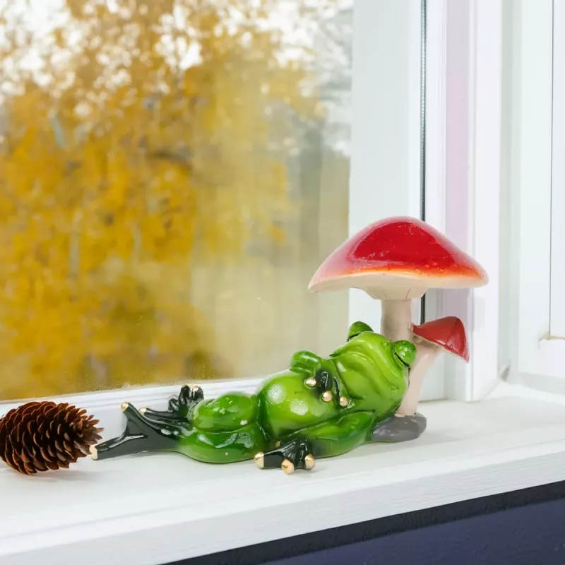 Frosk Sover under Sopp