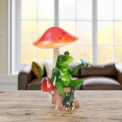 Groda & Fjäril vid Svamp