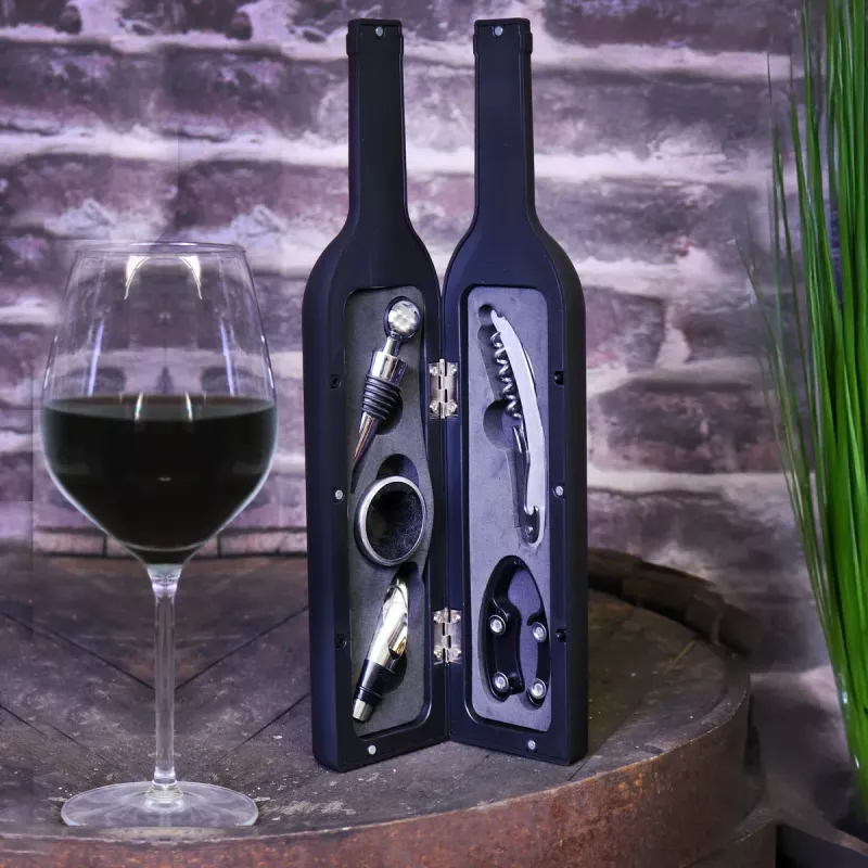 Vinåpnersett Vinflaske