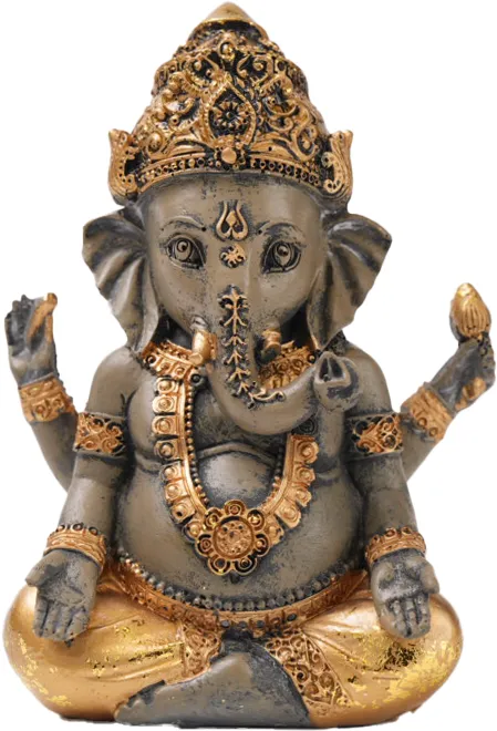 Ganesha Staty Sittande