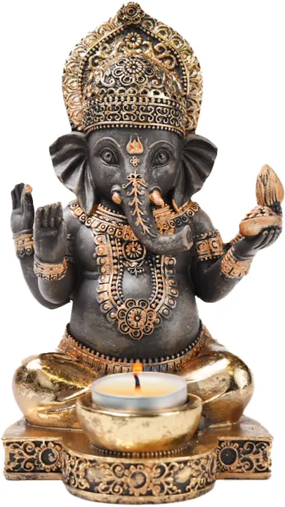 Ganesha Staty Ljusstake