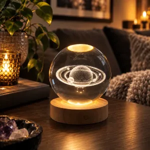 Glaskula Saturnus LED