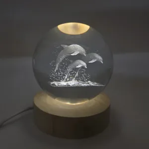 Glaskula Delfiner
