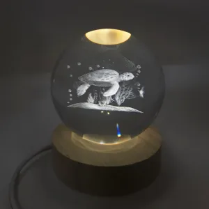 Glasskule Skilpadde