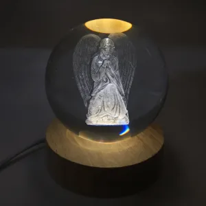 Glaskula Bedjande Ängel