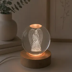 Glaskula Bedjande Ängel