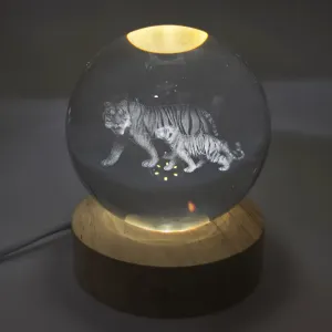 Glasskule Tiger