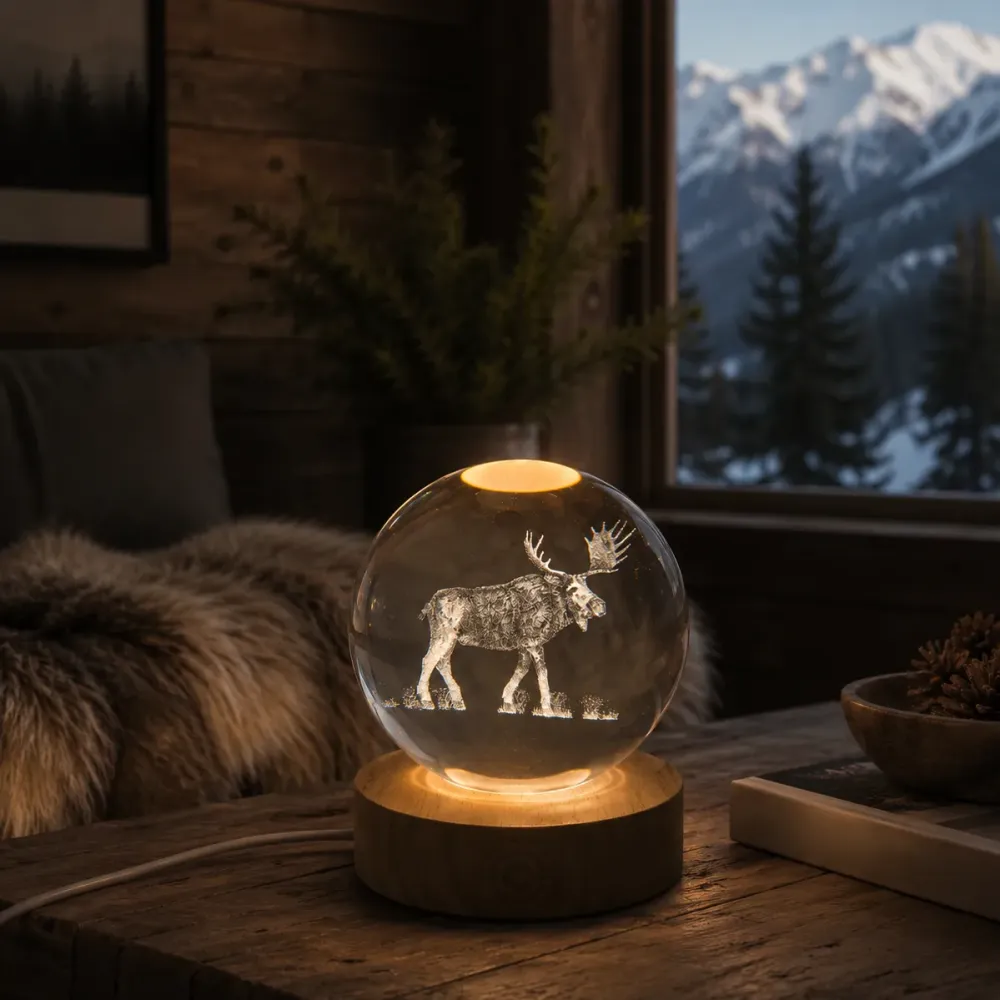Glaskula Älg