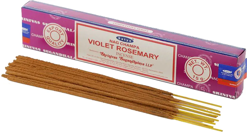 Røkelse Satya Violet Rosemary