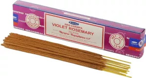 Røkelse Satya Violet Rosemary
