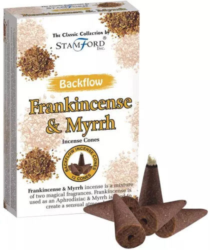 Rökelsekoner Backflow Frankincense & Myrrh