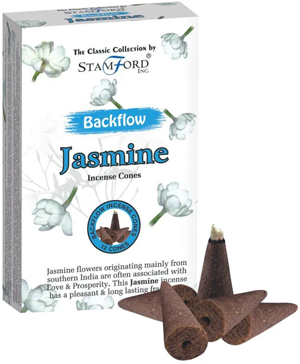 Røkelseskegler Backflow Jasmine