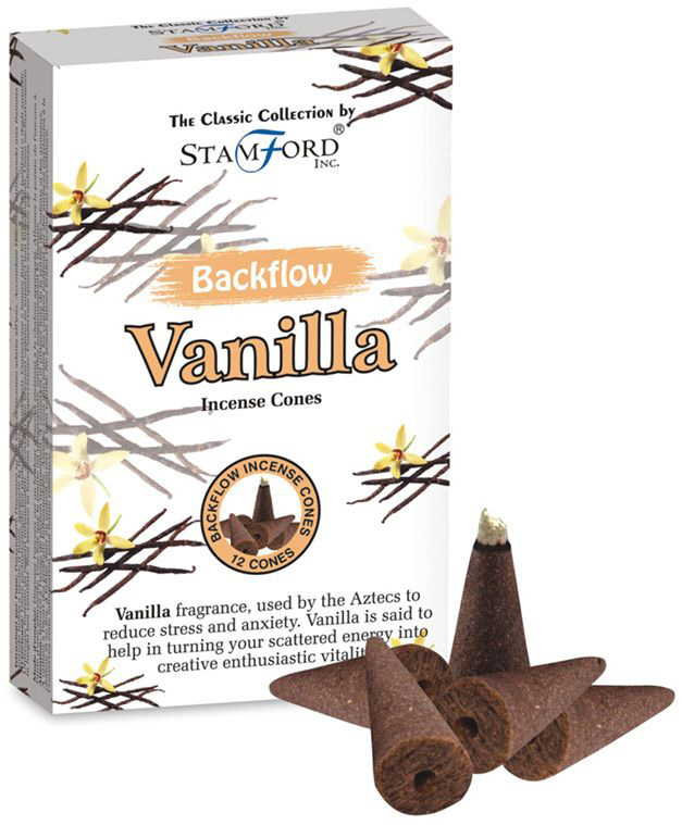 Røkelseskegler Backflow Vanilje