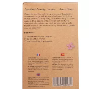 Røkelse Smudge Lavendel