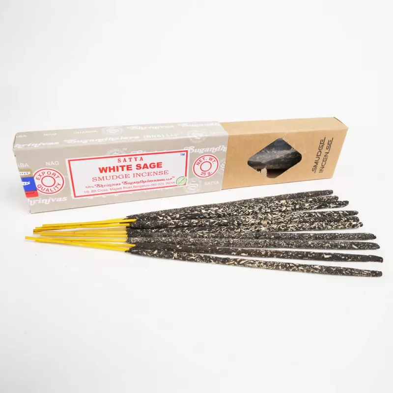 Røkelse Smudge Hvit Salvie