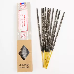 Røkelse Smudge Hvit Salvie