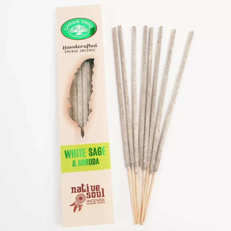 Røkelse Smudge Hvit Salvie