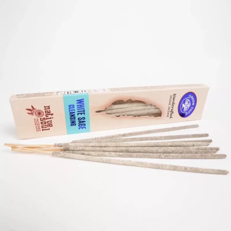 Røkelse Smudge Hvit Salvie