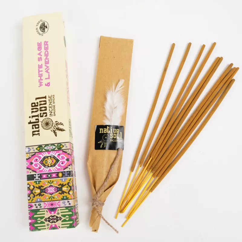 Røkelse Hvit Salvie & Lavendel