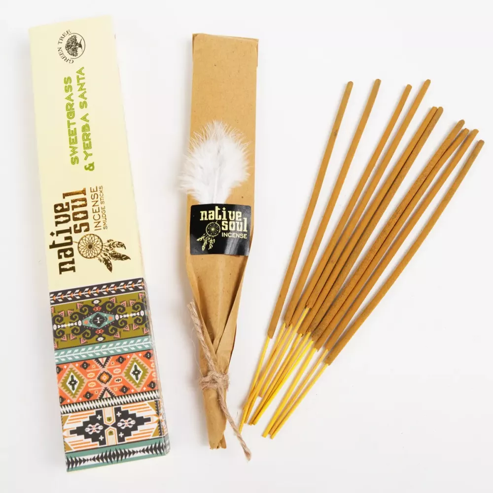 Røkelse Sweetgrass & Yerba Santa
