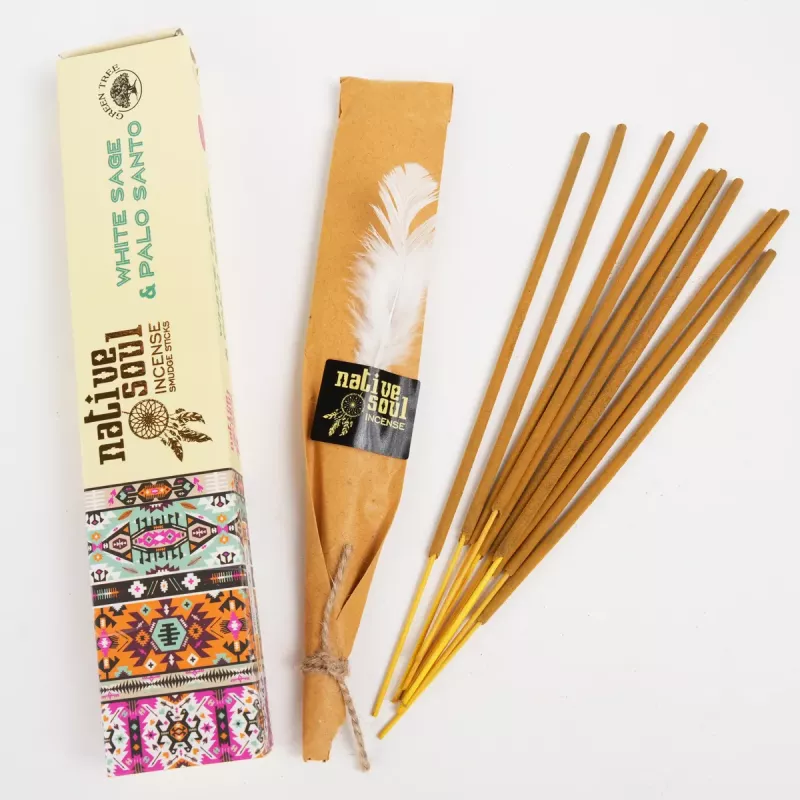 Røkelse Hvit Salvie & Palo Santo