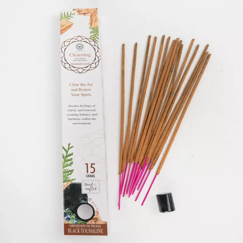 Røkelse Sort Turmalin Sandalwood