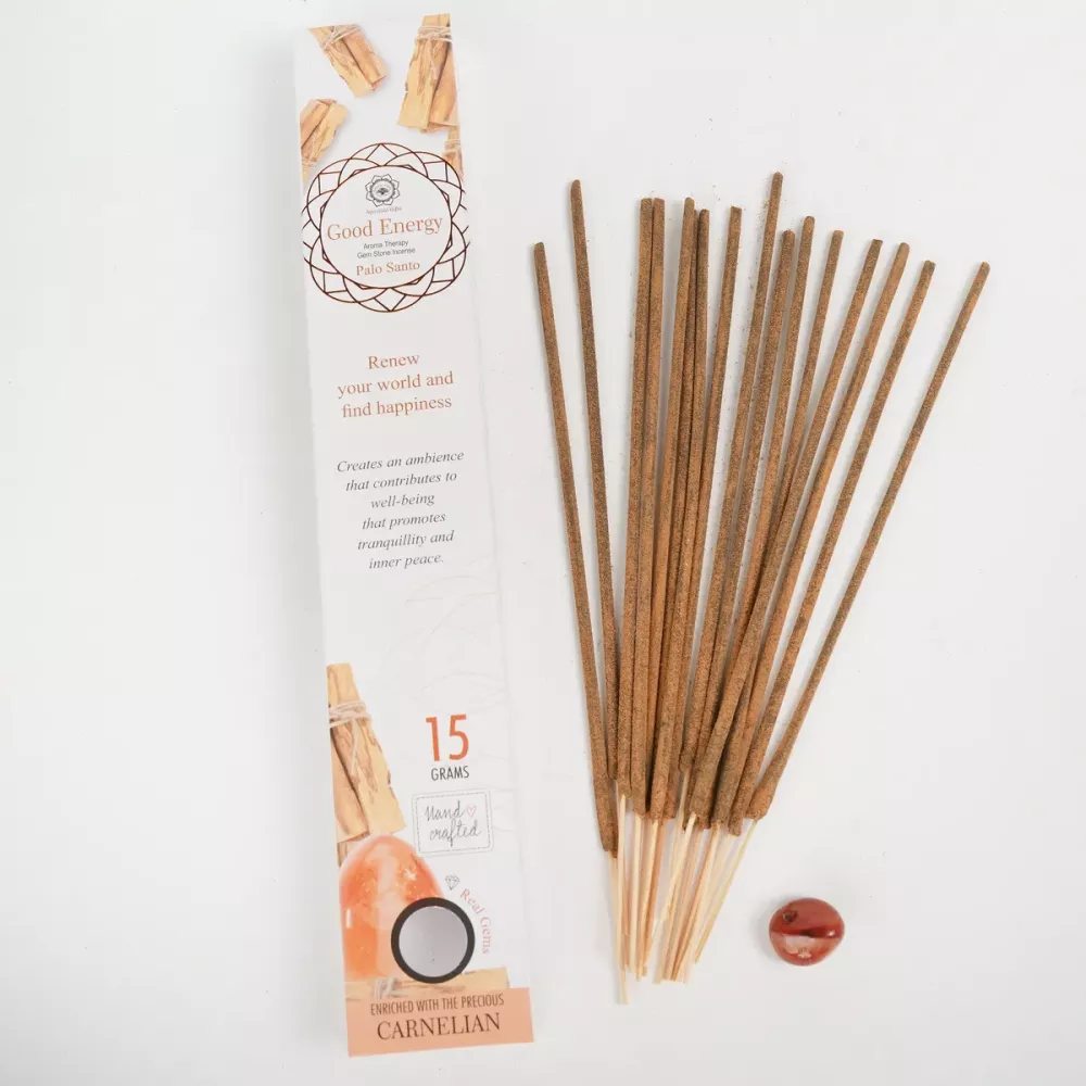 Røkelse Karneol Palo Santo