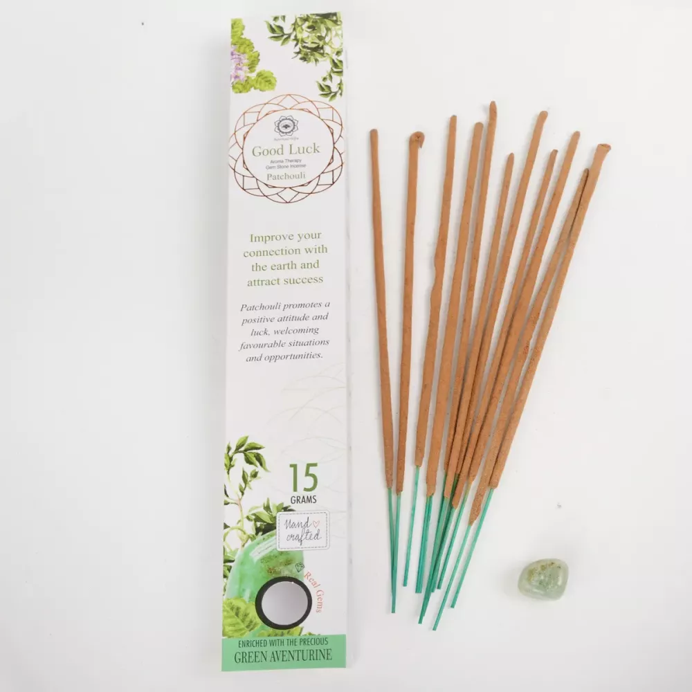 Røkelse Grønn Aventurin Patchouli