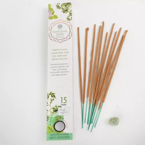 Rökelse Grön Aventurin Patchouli
