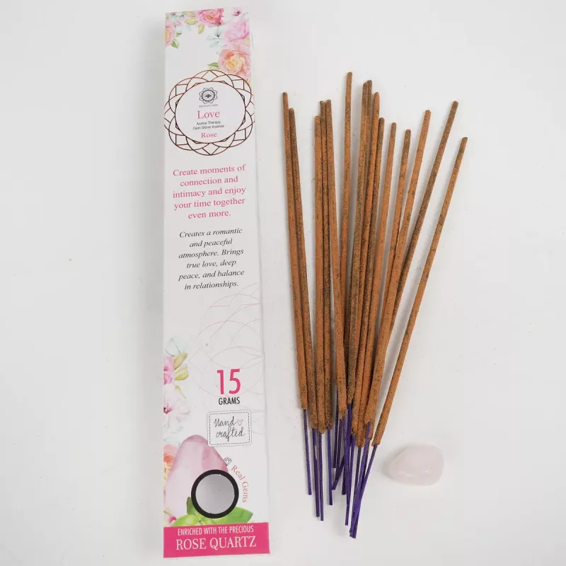 Røkelse Rosenkvarts Rose