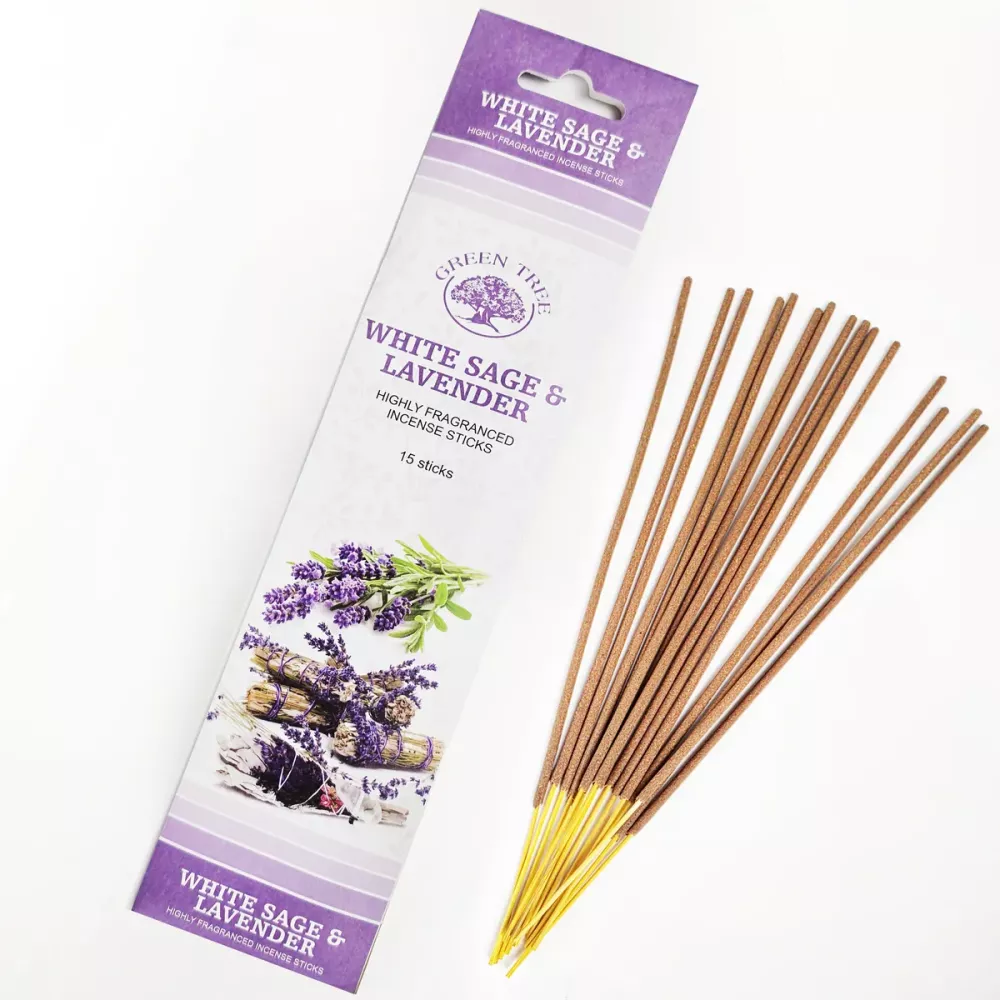 Røkelse Hvit Salvie & Lavendel