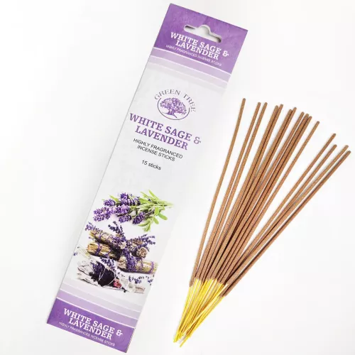 Røkelse Hvit Salvie & Lavendel