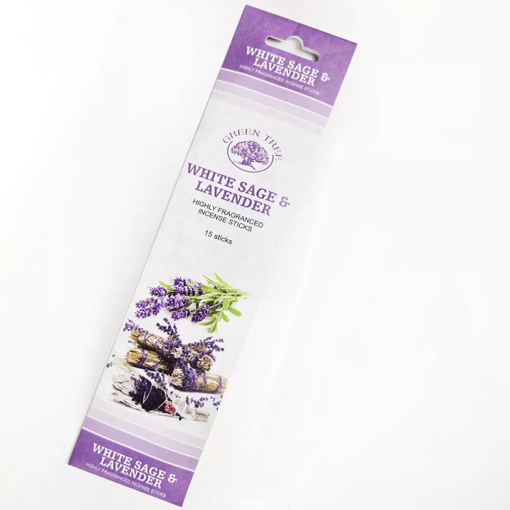 Røkelse Hvit Salvie & Lavendel