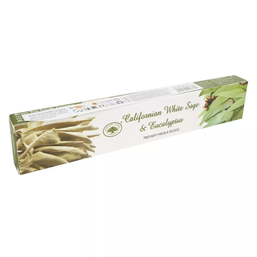 Røkelse Hvit Salvie & Eukalyptus