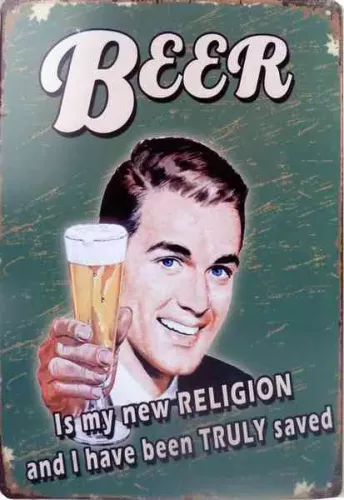 Tavla Plåtskylt Retro