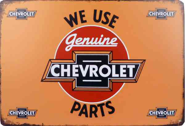 Tavla Plåtskylt Retro