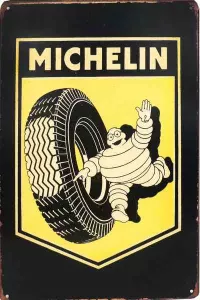 Metallskilt Retro Michelin