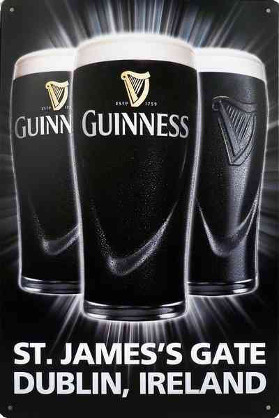 Tavla Plåtskylt Retro