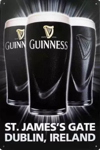 Tavla Plåtskylt Retro