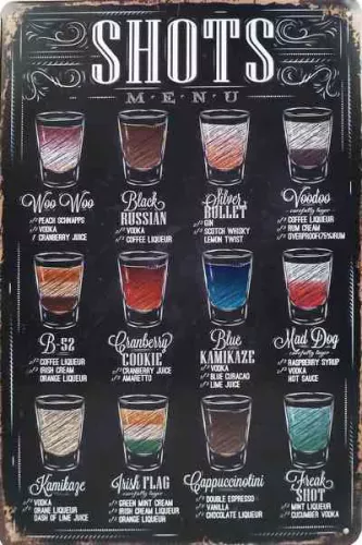 Tavla Plåtskylt Retro