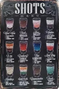 Tavla Plåtskylt Retro