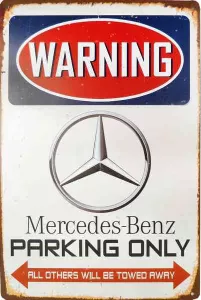 Tavla Plåtskylt Retro