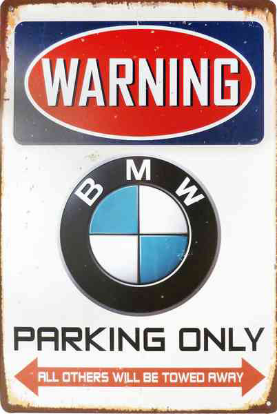 Tavla Plåtskylt Retro