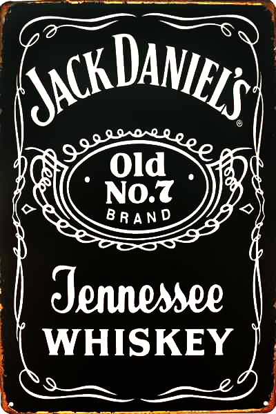 Tavla Plåtskylt Retro